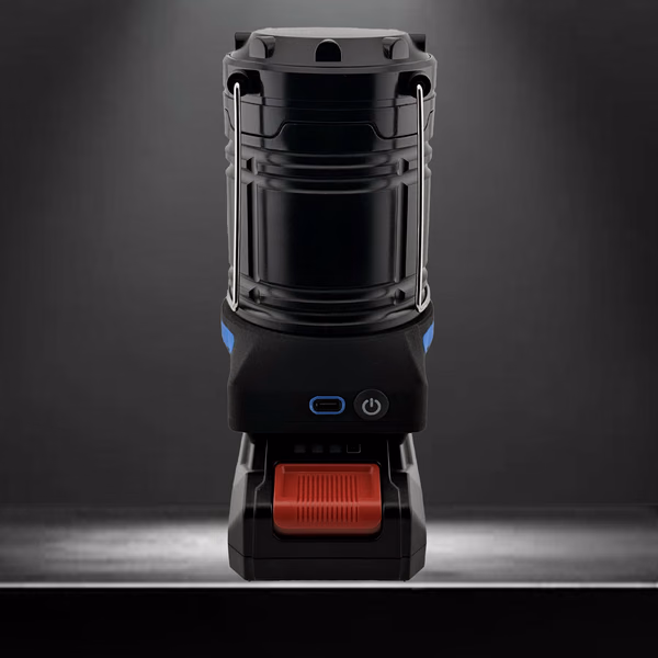 front view popup lantern camp light