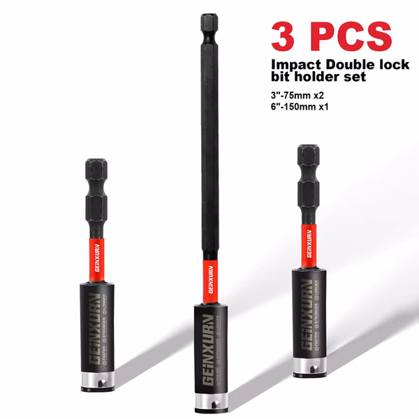 3pcs Geinxurn Bit Holder extension Set